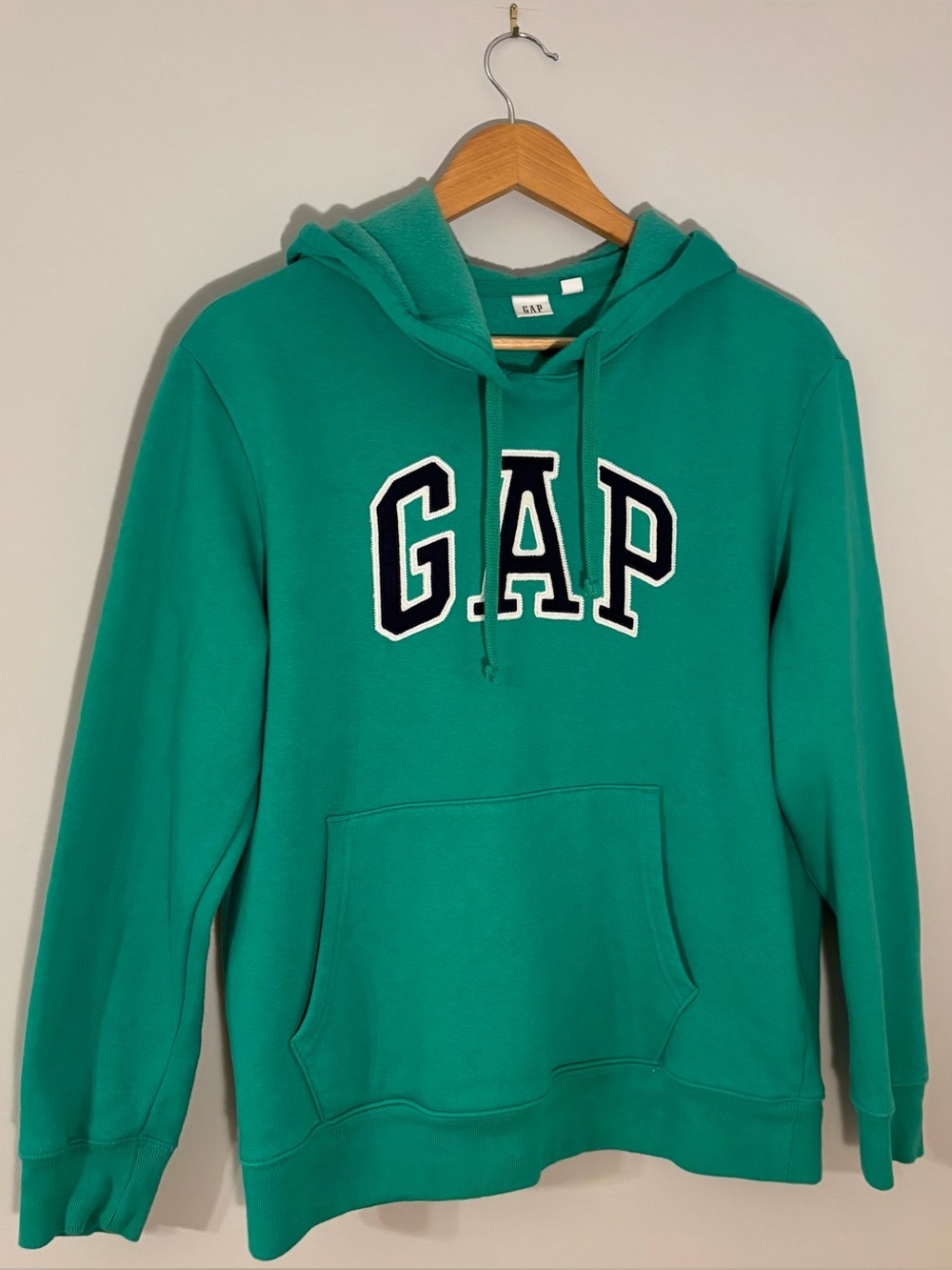 GAP Emerald Green extra soft Hoodie in size medium.